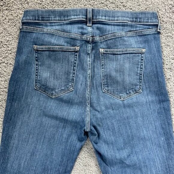 A Y R THE POP BLUE DEMIM JEANS - HIGH RISE - STRAIGHT LEG - WOMEN'S SIZE 33 X 28 - Picture 8 of 12